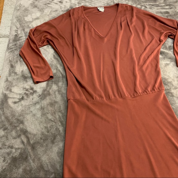 HAUTE HIPPIE Dolman Sleeve 100% Rayon Dress HHFA12-3360 XS - Picture 12 of 15